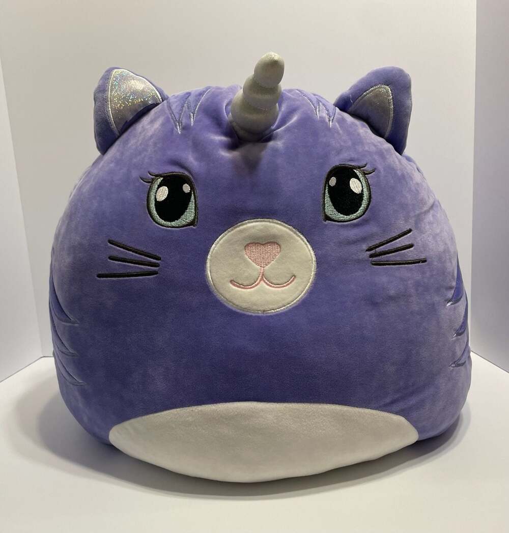 Dream Street 16-inch Purple Caticorn Plush Pillow